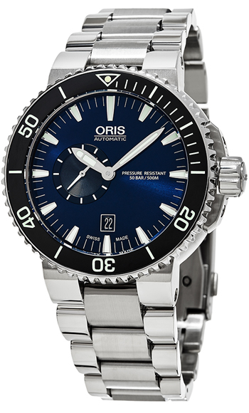 Oris Aquis Men's Watch Model 01 743 7673 4135-07 8 26 01PEB
